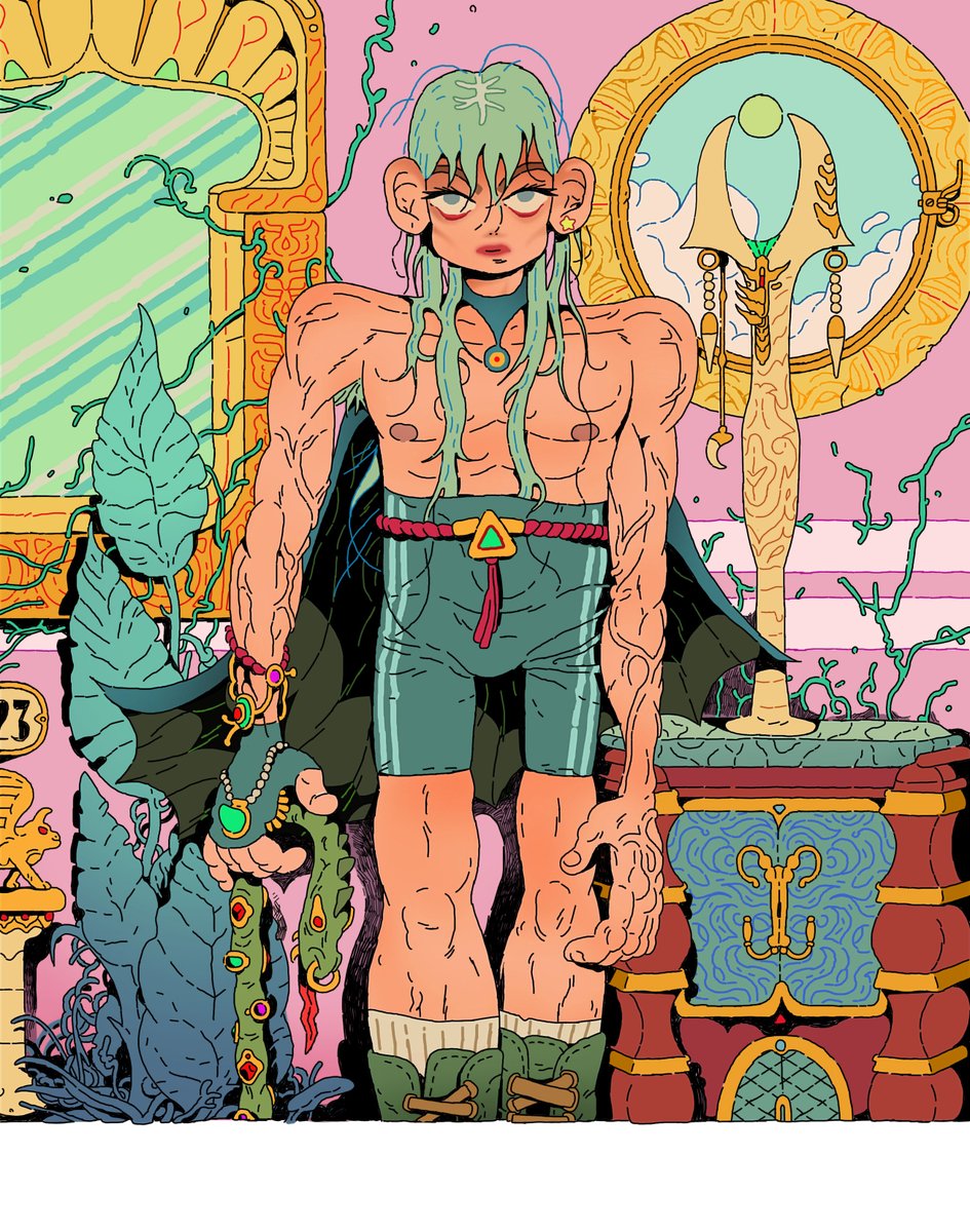 Un dibujo con muchos detalles 🔎
#illustration #characterdesign #desing #digitalcolor #painting #art #artwork