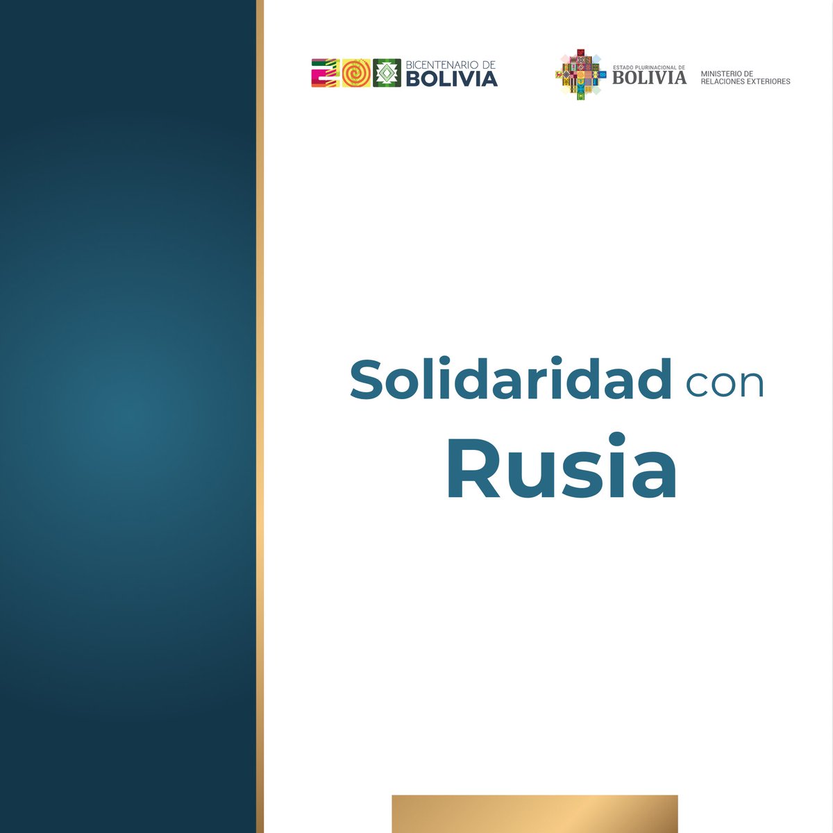 Expresamos nuestra solidaridad con el pueblo y Gobierno de Rusia por el colapso de dos puentes en la provincia de Briansk, en días pasados, que ha dejado víctimas fatales y heridos. Extendemos nuestras condolencias a las familias afectadas por esta tragedia.
1/2