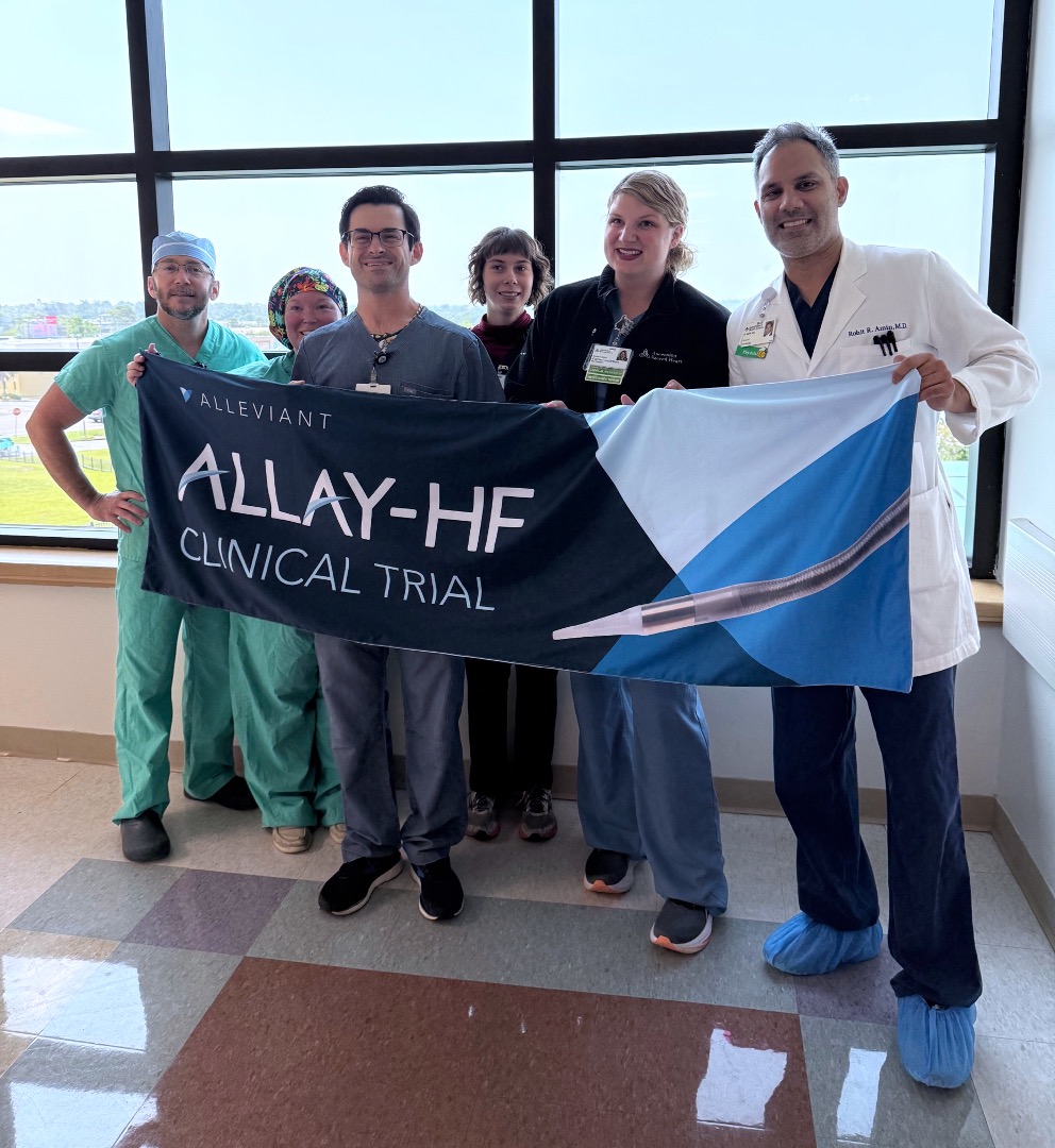 Alleviant Medical (@alleviant) on Twitter photo Congratulations to Dr. Rohit Amin, Dr. Sergey Kachur, Carole Funderbunk, Ana Rosas and team at <a href="/SHHPENS/">Ascension Sacred Heart</a> on their recent #ALLAYHF randomization!
#atrialshunt #HFpEF #heartfailure #structuralheart #interventionalcardiology Congratulations to Dr. Rohit Amin, Dr. Sergey Kachur, Carole Funderbunk, Ana Rosas and team at <a href="/SHHPENS/">Ascension Sacred Heart</a> on their recent #ALLAYHF randomization!
#atrialshunt #HFpEF #heartfailure #structuralheart #interventionalcardiology
