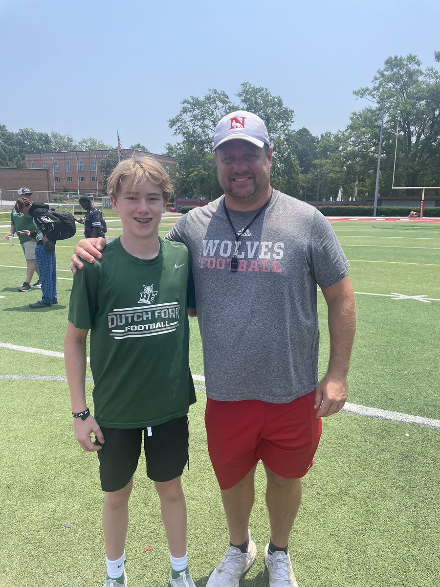 Ian_Ford_29's tweet photo. Had a great time at the Newberry camp yesterday with Coach @MitchHall15 and Coach Drew Watson!! 
@dfhsfootball @DFHSRecruiting @coach_bras 
#dfhsfb #recruiting #football #dutchfork https://t.co/jeRfEpRBbR