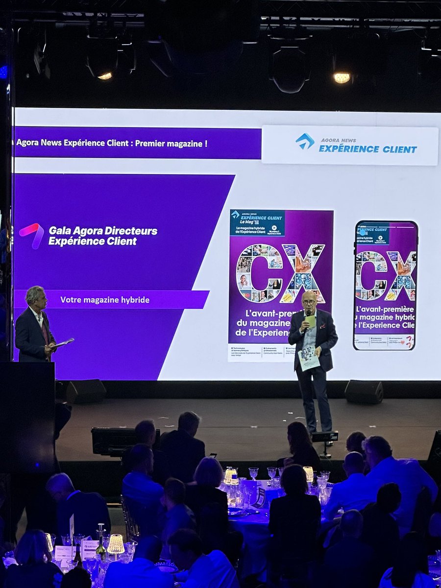 Agora_Managers's tweet image. Le premier magazine hybride de notre média @AgoraNewsClient, une grande annonce au #GalaExperienceClient