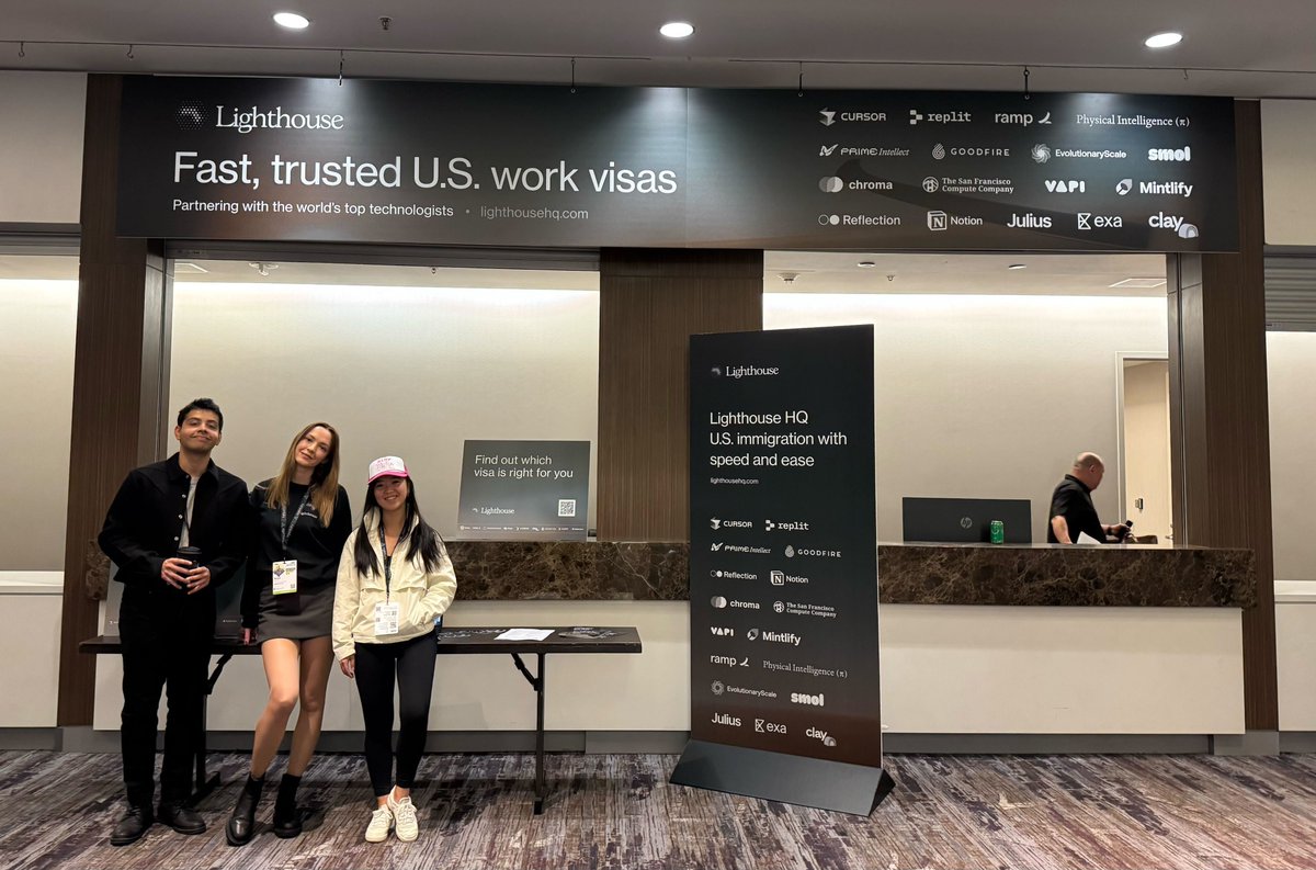 Minn (@minney_cat) on Twitter photo if you flew into SF this week for <a href="/aiDotEngineer/">AI Engineer</a> and looking to potentially stay or come to the US, come chat with us <a href="/lighthousehq_/">Lighthouse</a>
very proud to support <a href="/swyx/">swyx</a> and many extraordinary aliens in the incredible line-up of engineers, researchers, speakers! if you flew into SF this week for <a href="/aiDotEngineer/">AI Engineer</a> and looking to potentially stay or come to the US, come chat with us <a href="/lighthousehq_/">Lighthouse</a>
very proud to support <a href="/swyx/">swyx</a> and many extraordinary aliens in the incredible line-up of engineers, researchers, speakers!