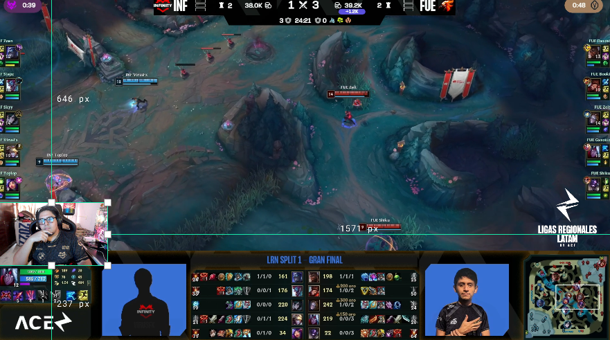 CO STREAM - GRAN FINAL | LRN Playoffs (Split 1 2025) | INF vs FUE  

Estamos en directo:
twitch.tv/honguitosenpai