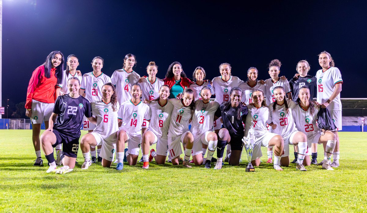 🥇 France 🇫🇷
🥈 Japon 🇯🇵
🥉 République Tchèque 🇨🇿
4⃣ Maroc 🇲🇦

📊 Le 𝒄𝒍𝒂𝒔𝒔𝒆𝒎𝒆𝒏𝒕 𝒇𝒊𝒏𝒂𝒍 de la Sud Ladies Cup 2025

#SLC2025