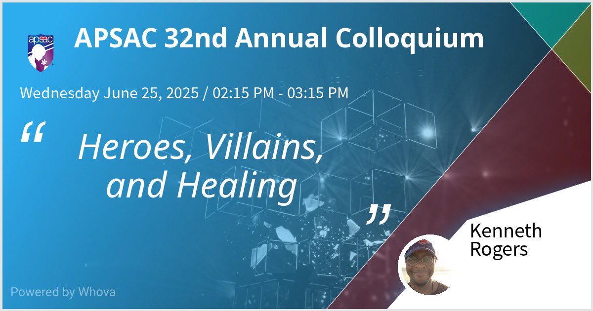 Excited to be a part of this years APSAC conference!! If you are attending be sure to attend my session.