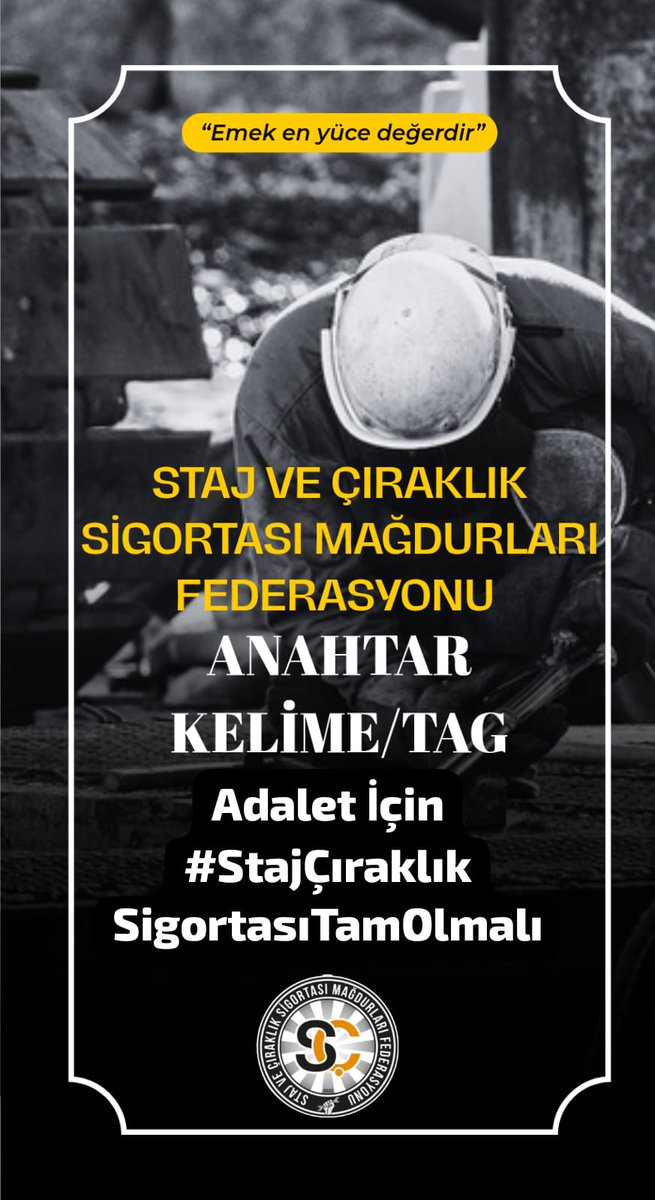 STAJ VE ÇIRAKLIK SİGORTASI MAĞDURLARI FEDERASYONU (@cirakstajfed) on Twitter photo Adalet İçin Sigorta Tam, Gelecek İçin Umut Tam Olsun...!
<a href="/RTErdogan/">Recep Tayyip Erdoğan</a>
<a href="/isikhanvedat/">Prof. Dr. Vedat Işıkhan</a>
<a href="/KaramikSunay/">Sunay Karamık</a>
<a href="/sebnembursali/">Şebnem Bursalı</a>
<a href="/zorlu77/">Prof.Dr.Kürşad ZORLU</a>
<a href="/OSMANSAGLAM70/">Osman Sağlam 🇹🇷</a>
<a href="/yasarkirkpinarr/">YAŞAR KIRKPINAR</a>
<a href="/drummugulsen/">Ümmü Gülşen Öztürk</a>
<a href="/suleymansoylu/">Süleyman Soylu</a>
<a href="/AvOzlemZengin/">Av. Özlem Zengin 🇹🇷</a>
<a href="/omerrcelik/">Ömer Çelik</a>
<a href="/resulkurt34/">Doç. Dr. Resul Kurt</a>
<a href="/leylasahinusta/">Dr. Leyla Şahin Usta 🇹🇷</a>
<a href="/oucuncu/">Oğuz Üçüncü</a>
<a href="/NumanKurtulmus/">Numan Kurtulmuş</a>
<a href="/abdulhamitgul/">Abdulhamit Gül</a> Adalet İçin Sigorta Tam, Gelecek İçin Umut Tam Olsun...!
<a href="/RTErdogan/">Recep Tayyip Erdoğan</a>
<a href="/isikhanvedat/">Prof. Dr. Vedat Işıkhan</a>
<a href="/KaramikSunay/">Sunay Karamık</a>
<a href="/sebnembursali/">Şebnem Bursalı</a>
<a href="/zorlu77/">Prof.Dr.Kürşad ZORLU</a>
<a href="/OSMANSAGLAM70/">Osman Sağlam 🇹🇷</a>
<a href="/yasarkirkpinarr/">YAŞAR KIRKPINAR</a>
<a href="/drummugulsen/">Ümmü Gülşen Öztürk</a>
<a href="/suleymansoylu/">Süleyman Soylu</a>
<a href="/AvOzlemZengin/">Av. Özlem Zengin 🇹🇷</a>
<a href="/omerrcelik/">Ömer Çelik</a>
<a href="/resulkurt34/">Doç. Dr. Resul Kurt</a>
<a href="/leylasahinusta/">Dr. Leyla Şahin Usta 🇹🇷</a>
<a href="/oucuncu/">Oğuz Üçüncü</a>
<a href="/NumanKurtulmus/">Numan Kurtulmuş</a>
<a href="/abdulhamitgul/">Abdulhamit Gül</a>