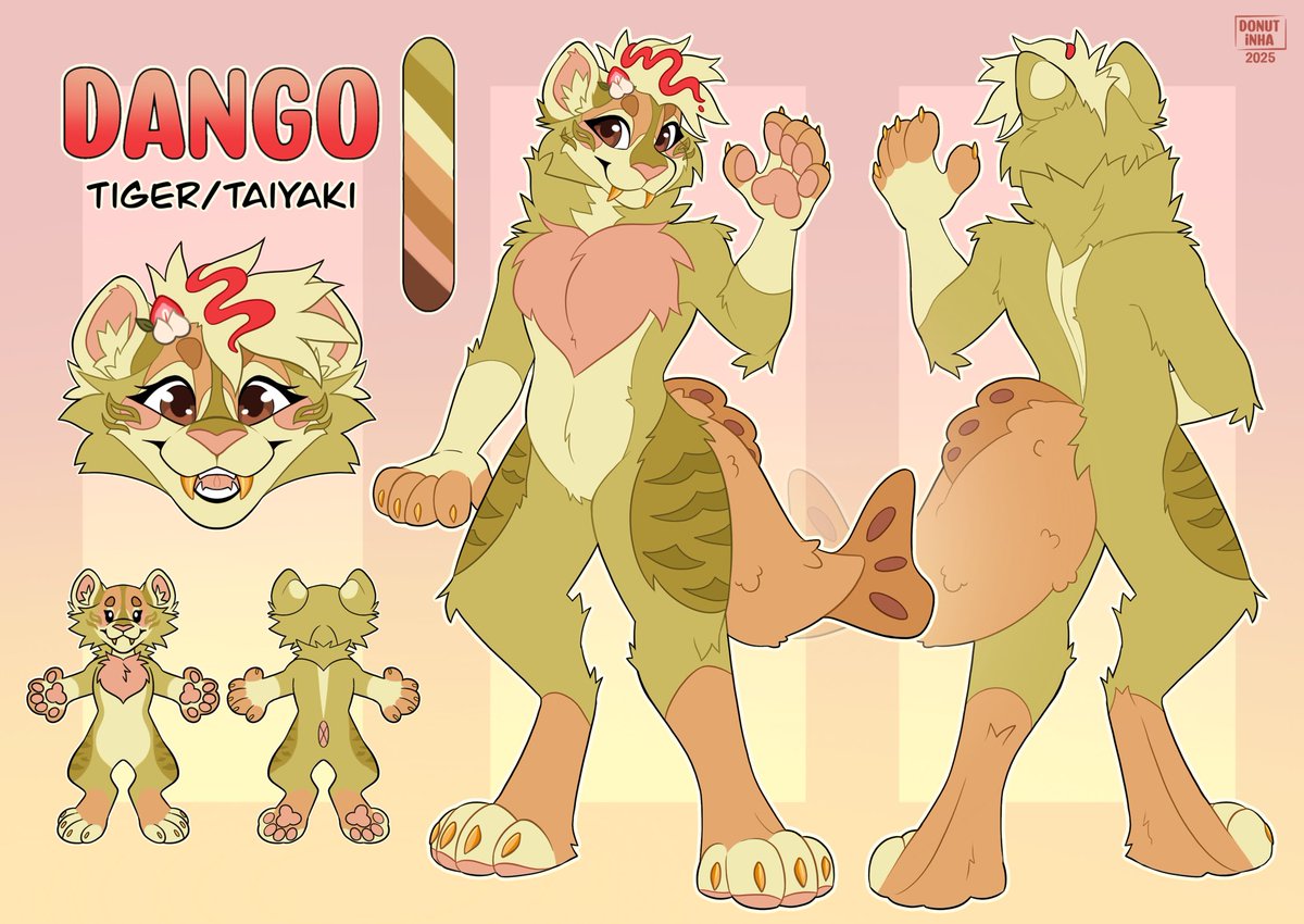 Reference sheet for Dango 🍓