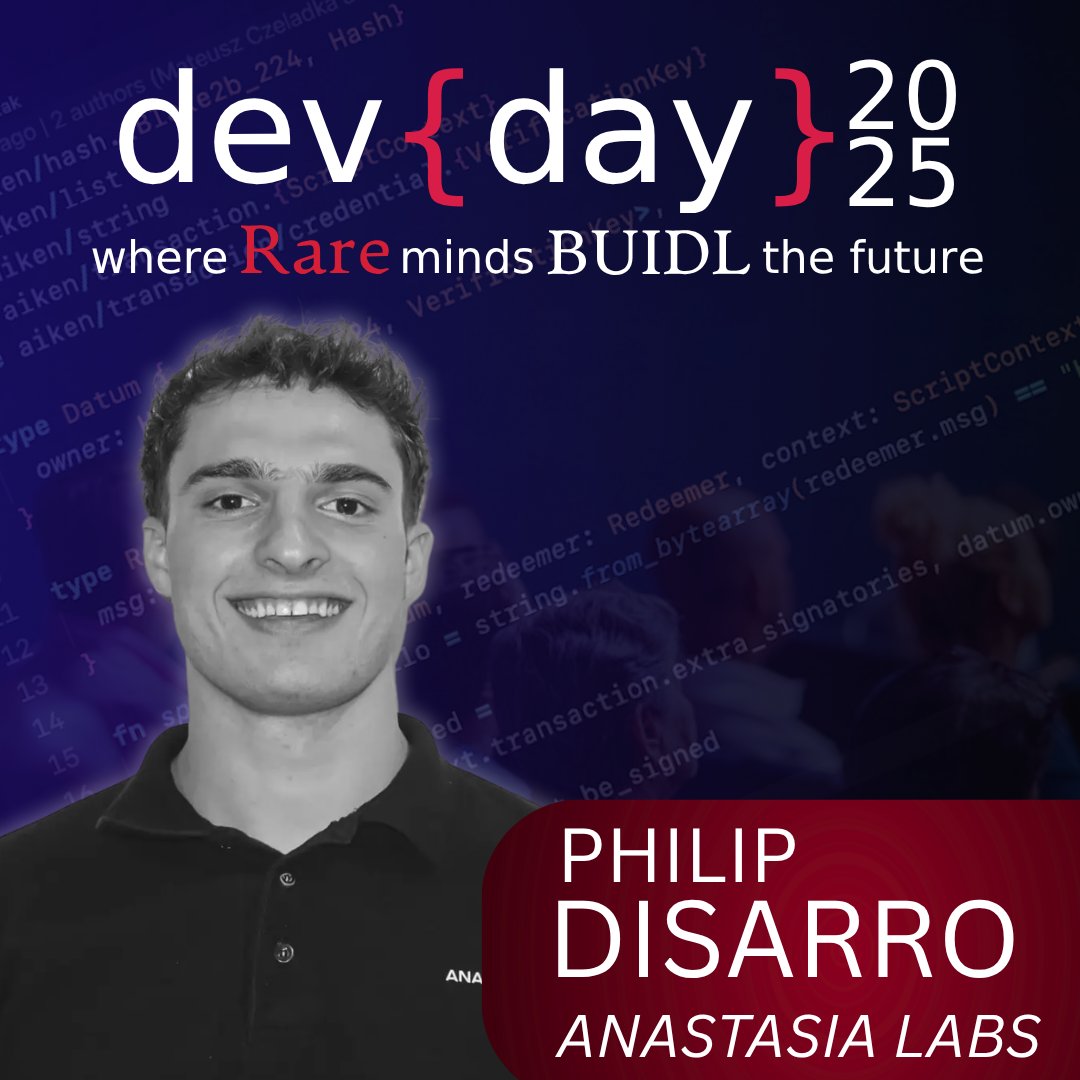 Rare Evo: A Blockchain Event (@rareevo) on Twitter photo Rare Dev/Gov Days happens just before #RareEvo25
Join us the evening of August 6th for a meet-up, followed by a full day on the 7th of programming from the builders—for the builders.
<a href="/phil_uplc/">phil</a> from <a href="/AnastasiaLabs/">Anastasia Labs</a> talks about <a href="/midgardprotocol/">Midgard</a> and how they are scaling via L2's Rare Dev/Gov Days happens just before #RareEvo25
Join us the evening of August 6th for a meet-up, followed by a full day on the 7th of programming from the builders—for the builders.
<a href="/phil_uplc/">phil</a> from <a href="/AnastasiaLabs/">Anastasia Labs</a> talks about <a href="/midgardprotocol/">Midgard</a> and how they are scaling via L2's