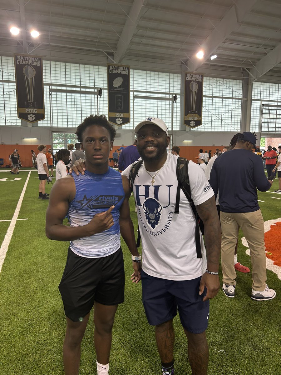 Nicholas “Nick” Gordon (2027) (@n1ckgordon) on Twitter photo #AGTG After a great camp & conversation with <a href="/ArtavisScott/">Artavis Scott</a>, Im blessed to receive my 1st D1 🅾️ffer from <a href="/HUBISONFOOTBALL/">HOWARD FOOTBALL</a> <a href="/CoachElijahCruz/">Elijah Cruz</a> <a href="/247recruiting/">247Sports Recruiting</a> <a href="/On3Recruits/">On3 Recruits</a> <a href="/RivalsWardlaw/">Lee Wardlaw</a> <a href="/RivalsFriedman/">Adam Friedman</a> <a href="/ChadSimmons_/">ChadSimmons</a> <a href="/adamgorney/">Adam Gorney</a> <a href="/TheUCReport/">Billy Tucker</a> <a href="/TheAndyPoole/">CoachP</a> <a href="/MrCoachLee/">Chad Lee</a> <a href="/LouatTheState/">Lou Bezjak</a> #AGTG After a great camp & conversation with <a href="/ArtavisScott/">Artavis Scott</a>, Im blessed to receive my 1st D1 🅾️ffer from <a href="/HUBISONFOOTBALL/">HOWARD FOOTBALL</a> <a href="/CoachElijahCruz/">Elijah Cruz</a> <a href="/247recruiting/">247Sports Recruiting</a> <a href="/On3Recruits/">On3 Recruits</a> <a href="/RivalsWardlaw/">Lee Wardlaw</a> <a href="/RivalsFriedman/">Adam Friedman</a> <a href="/ChadSimmons_/">ChadSimmons</a> <a href="/adamgorney/">Adam Gorney</a> <a href="/TheUCReport/">Billy Tucker</a> <a href="/TheAndyPoole/">CoachP</a> <a href="/MrCoachLee/">Chad Lee</a> <a href="/LouatTheState/">Lou Bezjak</a>