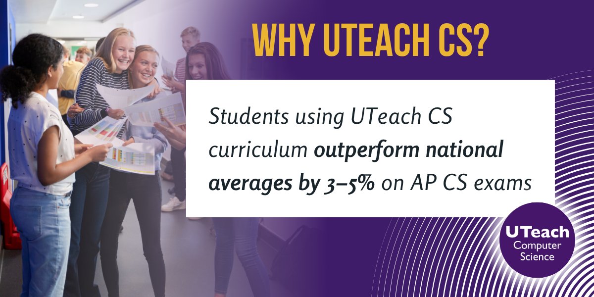 UTeachCS's tweet image. Newsletter Highlights:
▶️ New trailer for our updated AP CSA curriculum
📆 Join the June 18 webinar to explore #APCSP, #APCSA, &amp;amp; #Cybersecurity lessons
⏰ Register for summer self-paced PD today!
💰 TX funding

View or subscribe to our monthly newsletter: mailchi.mp/uteachcs/june-…