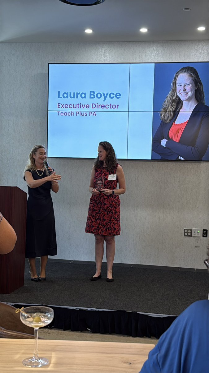 paliteracy's tweet image. Big congrats to @TeachPlusPA ED @LauraBoyce215 on being named Literacy Champion of the Year by @ReadingAssistDE! Her tireless advocacy is helping move literacy policy and outcomes forward across the Commonwealth. So well deserved! 👏📚
#WhenKidsReadPASucceeds #PALiteracy