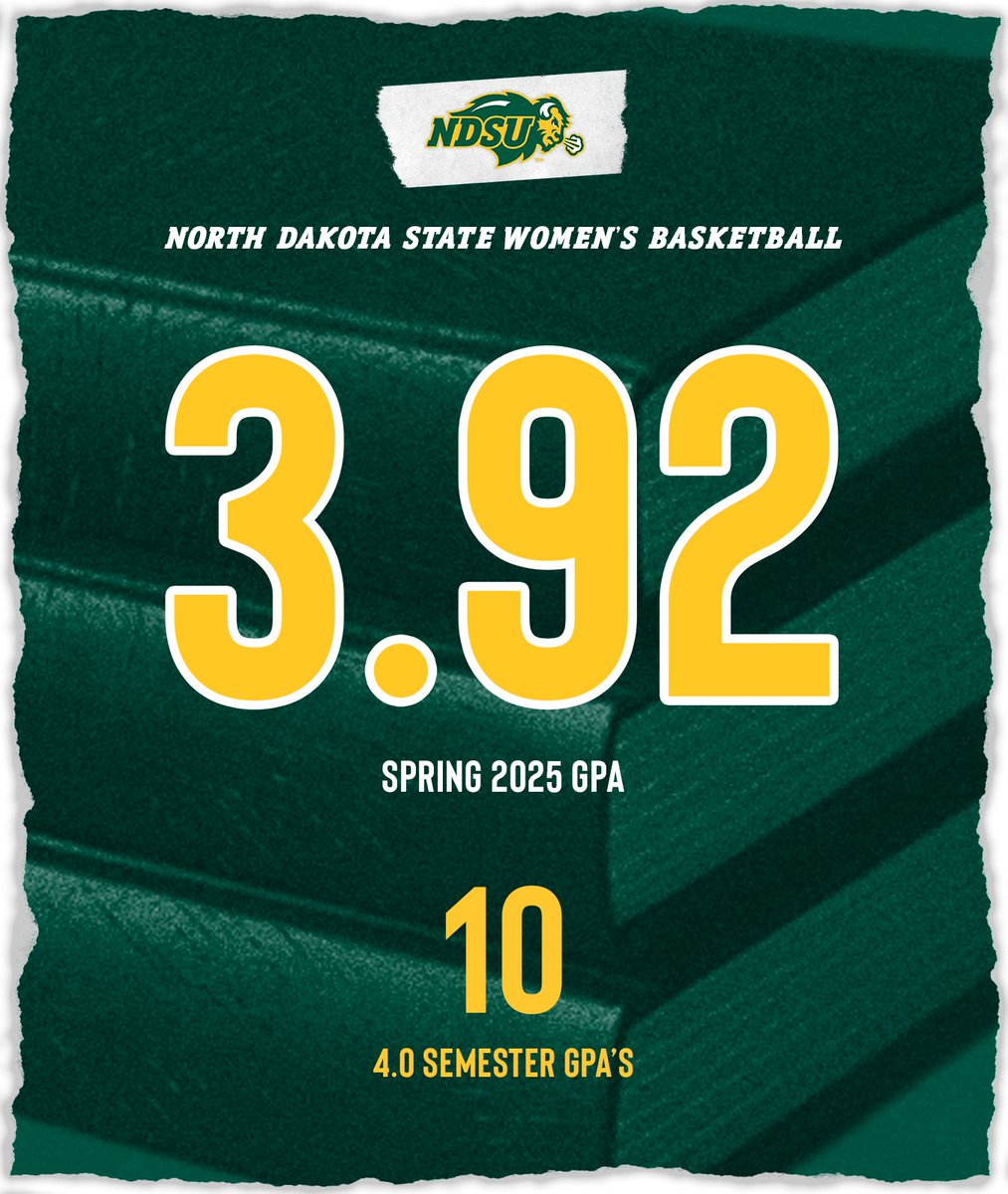 A strong finish on the court &amp; a strong finish in the classroom this past semester!💪📚

#GoBison🤘