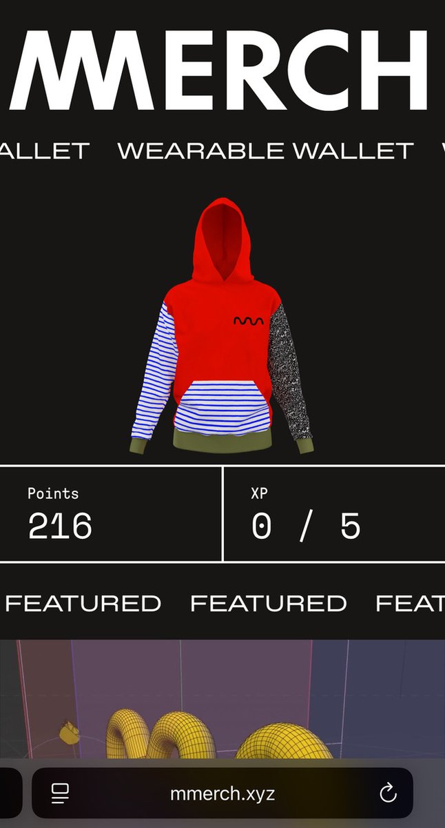 Pretty cool tech 🤯

Scan the sleeve of my @mmerch hoodie and go shopping  🛒