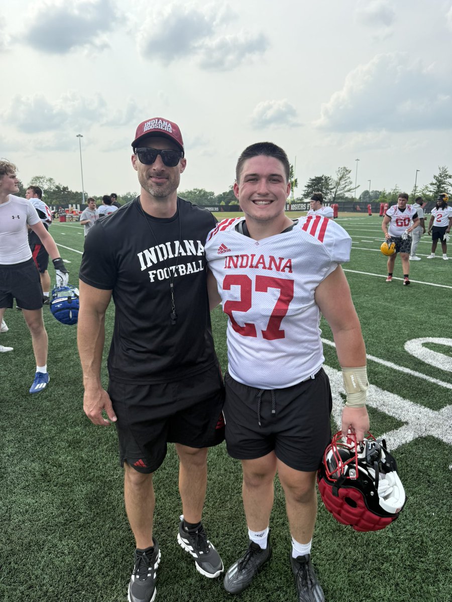 Joel Roberts (@joe_roberts7272) on Twitter photo Had a great time competing and learning at the Indiana University football camp today! Grateful for the opportunity to work with the coaching staff and go up against some top talent.<a href="/Coach_PatKuntz/">Coach Pat Kuntz</a> Had a great time competing and learning at the Indiana University football camp today! Grateful for the opportunity to work with the coaching staff and go up against some top talent.<a href="/Coach_PatKuntz/">Coach Pat Kuntz</a>