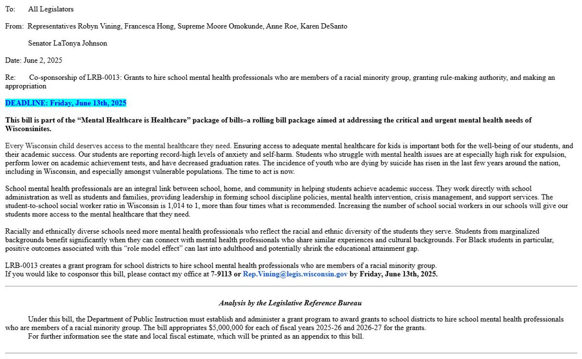 EXCLUSIVE: Democrats in the Wisconsin Legislature are circulating a pair of grossly unconstitutional bills: One mandates $5 million a year in grants for social worker education and another requires $5 million in grants to hire new school mental health professionals. What makes
