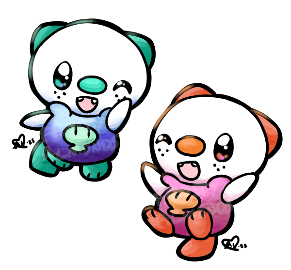 (Almost) Daily Oshawott 879. Double Wotts.

#pokemon