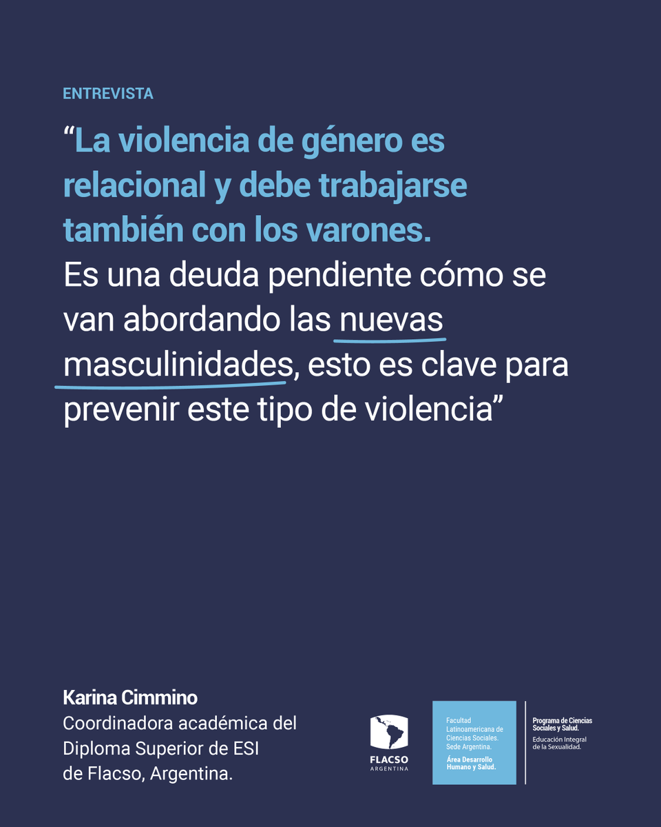 esi_flacso's tweet photo. Karina Cimmino, coordinadora académica del Diploma Superior de Educación Sexual Integral (ESI) de FLACSO Argentina, junto a otras referentes, fue entrevistada por Romina Lema de @Desinformemonos a propósito de los 10 años del movimiento #NiUnaMenos https://t.co/WHEnaJszZh