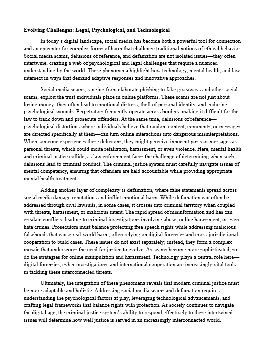 jollyrodger_usa's tweet image. Social media scams, delusions, and defamation create a complex web of legal and psychological issues. Addressing these interconnected challenges requires innovative, adaptable solutions to protect users and uphold justice in the digital age. #CyberJustice #DigitalChallenges