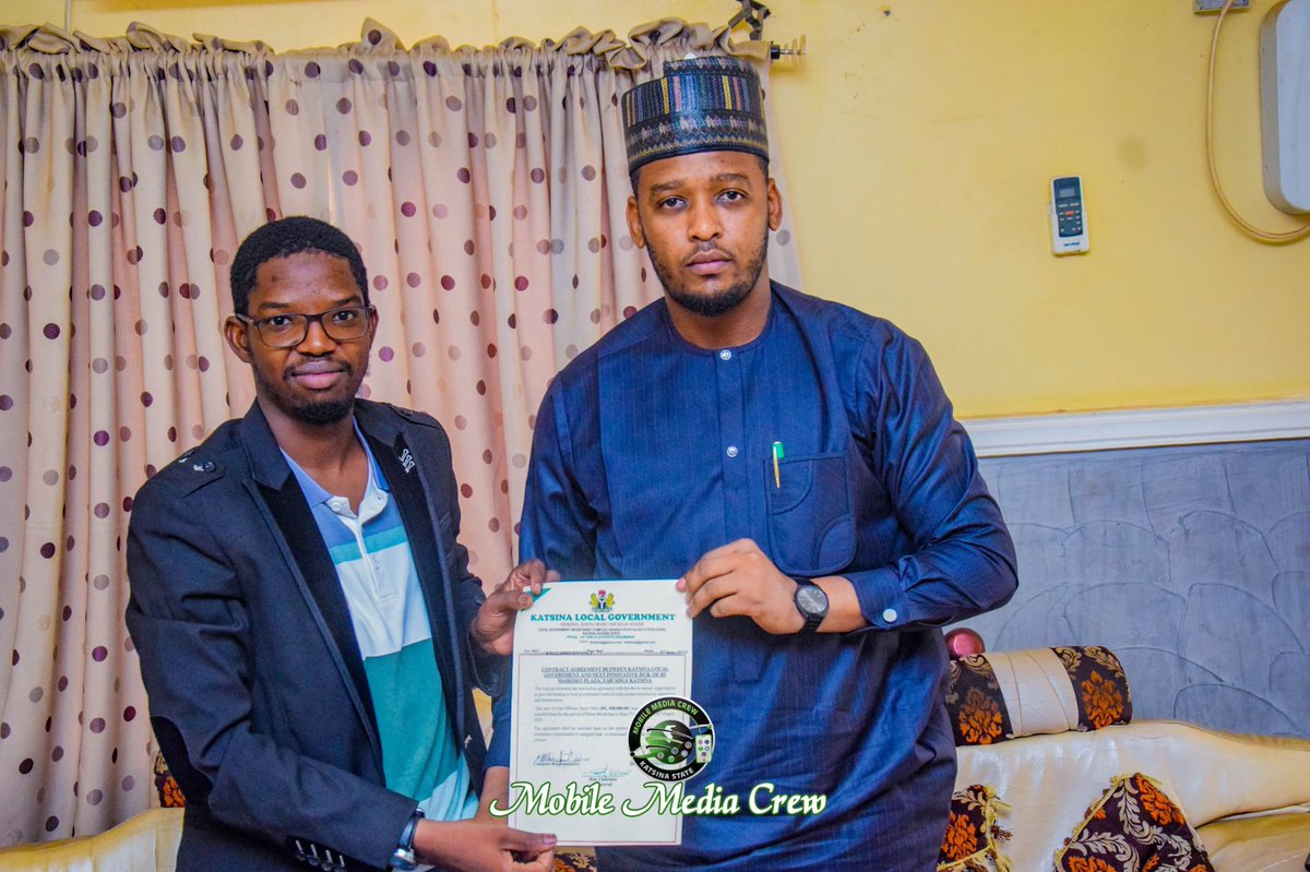 MUHAMMAD ISHAQ (@viperh_) on Twitter photo The katsina LG Chairman <a href="/Miqdad_Jnr/">Isah Miqdad</a> today signs a Memorandum of Understanding (MoU) on behalf of Katsina Local Government with NEXT Innovative Hub, to train our youths in solar energy installation, maintenance, and repair.
This is a significant lift to empower youths in the Lg. The katsina LG Chairman <a href="/Miqdad_Jnr/">Isah Miqdad</a> today signs a Memorandum of Understanding (MoU) on behalf of Katsina Local Government with NEXT Innovative Hub, to train our youths in solar energy installation, maintenance, and repair.
This is a significant lift to empower youths in the Lg.