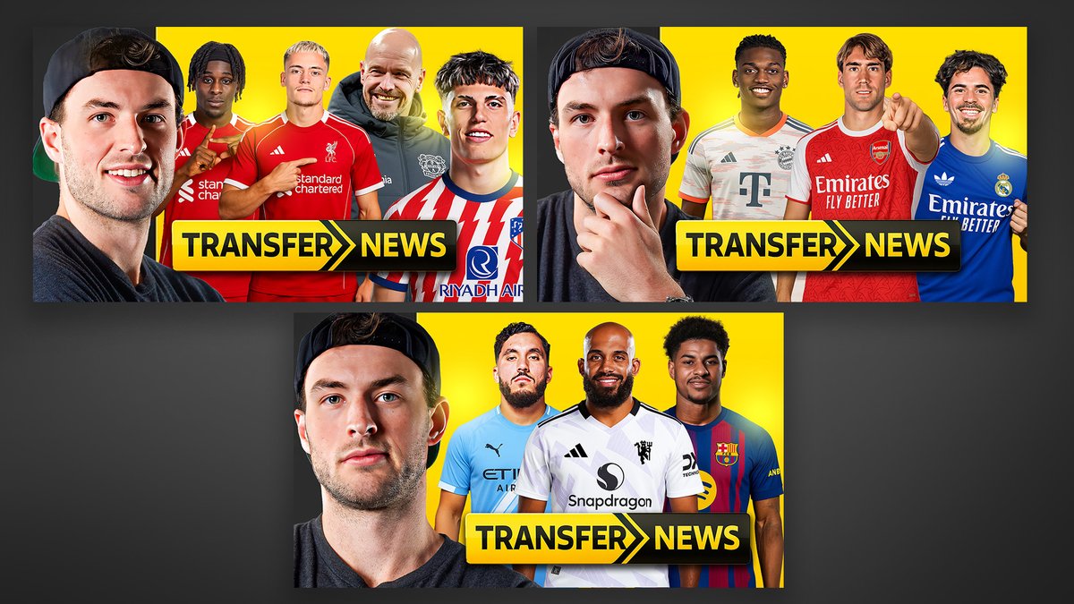 Some recent thumbnails for <a href="/NickRTFM/">Nick</a> extra channel 🎨⚽️