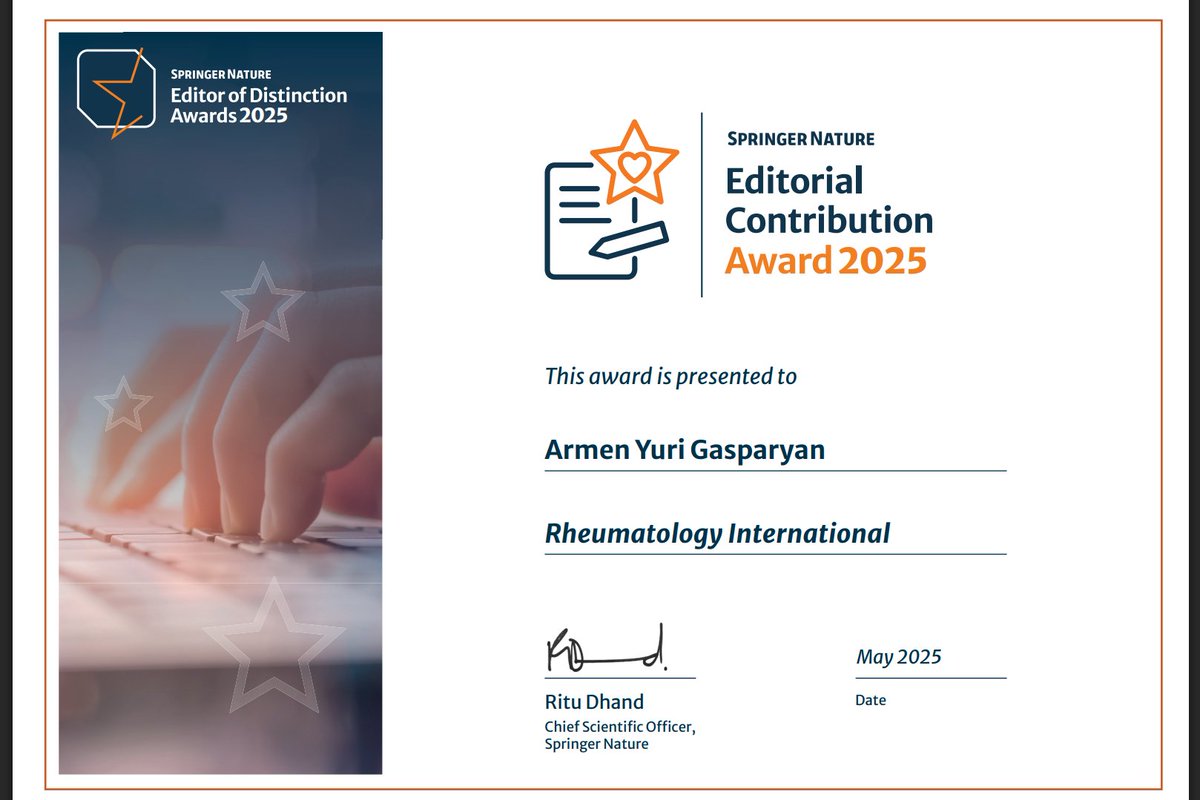 Armen Yuri Gasparyan (@armenyuri) on Twitter photo Thanks to all supporters and collaborators who share with me this great achievement
<a href="/OlenaZimba/">Olena Zimba</a> <a href="/DDoskaliuk/">Dana Doskaliuk</a> <a href="/GeorgievMD/">Tsvetoslav Georgiev</a> <a href="/FragoulisGeorge/">George Fragoulis</a> <a href="/KardumZeljka/">Zeljka Kardum</a> <a href="/hande_snc/">Halise Hande Gezer</a> <a href="/NeslihanGken7/">Neslihan Gokcen</a> <a href="/JarosawNowakow6/">Jarosław Nowakowski</a> <a href="/PKuszm/">Piotr Kuszmiersz</a> <a href="/ZofiaGula/">Zofia</a> <a href="/MiskovicRada/">Rada Miskovic</a> <a href="/JK77775/">Johannes Knitza</a> <a href="/abdulvahap_md/">Abdulvahap Kahveci</a> <a href="/dr_ismihan/">Dr.ismihan</a> <a href="/LatikaGupta_/">Latika</a> Thanks to all supporters and collaborators who share with me this great achievement
<a href="/OlenaZimba/">Olena Zimba</a> <a href="/DDoskaliuk/">Dana Doskaliuk</a> <a href="/GeorgievMD/">Tsvetoslav Georgiev</a> <a href="/FragoulisGeorge/">George Fragoulis</a> <a href="/KardumZeljka/">Zeljka Kardum</a> <a href="/hande_snc/">Halise Hande Gezer</a> <a href="/NeslihanGken7/">Neslihan Gokcen</a> <a href="/JarosawNowakow6/">Jarosław Nowakowski</a> <a href="/PKuszm/">Piotr Kuszmiersz</a> <a href="/ZofiaGula/">Zofia</a> <a href="/MiskovicRada/">Rada Miskovic</a> <a href="/JK77775/">Johannes Knitza</a> <a href="/abdulvahap_md/">Abdulvahap Kahveci</a> <a href="/dr_ismihan/">Dr.ismihan</a> <a href="/LatikaGupta_/">Latika</a>