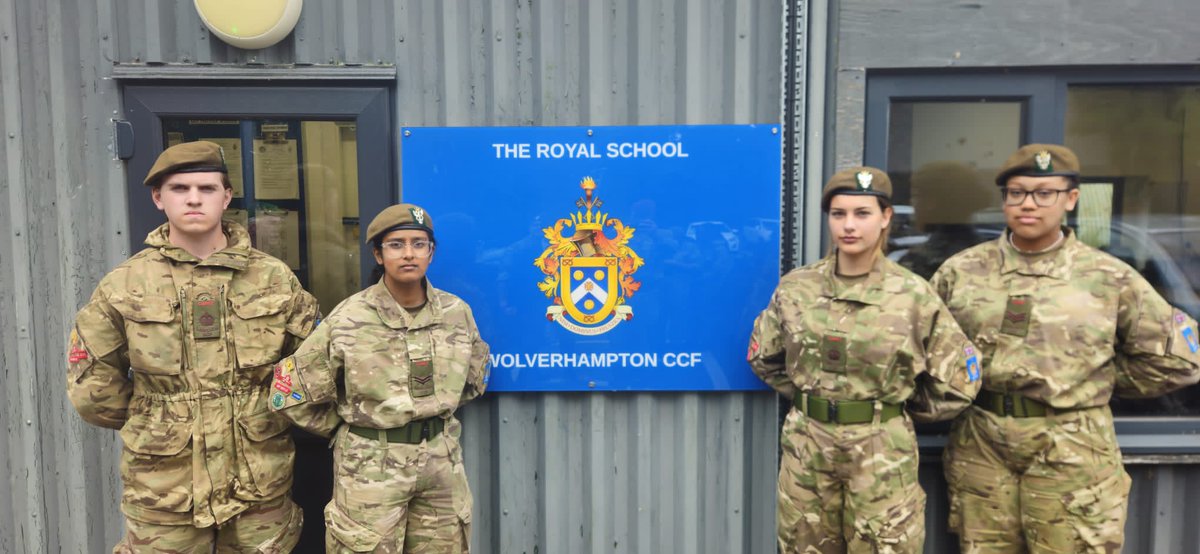 🎉🎉Delighted to promote 4 of our Cadets: two of our Seniors to Cadet Sergeant Major, one to Cadet Sergeant and one of our younger cadets to Cadet Corporal. All vital, laudable steps on the cadet forces journey 🎉🎉 #CCF #achievement <a href="/CCFcadets/">Combined Cadet Force</a> <a href="/ArmyCadetsUK/">Army Cadets UK</a> <a href="/TheRoyalSchool/">The Royal School</a>