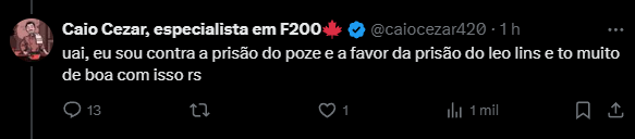 ONotade20's tweet photo. @RenanSantosMBL Não existe "Mostrar a hipocrisia" do campo oposto  

Os únicos otários que se importam com isso e querem mostrar virtude é apoiador do mbl...

Continuem queimando o arthur seus otários!! continuem ajudando seus inimigos!! CRESÇAM CARALHO!! https://t.co/U8jiIwhTqy