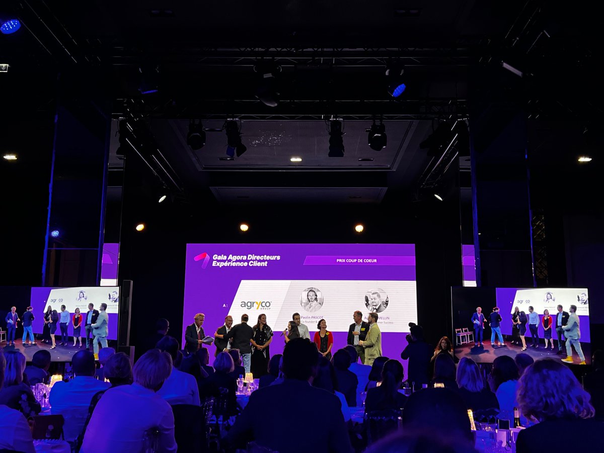 foundever_fr's tweet image. Bravo au lauréat du Prix « Coup de Cœur » qui est @Agryco_com avec Paolin Pascot Co-Fondateur et CEO ainsi qu’Antoine Mellin, Head of Customer Success 👏


Foundever est ravi de faire partie de cet écosystème de talents engagés pour la #relationclient.

#GalaExperienceClient…