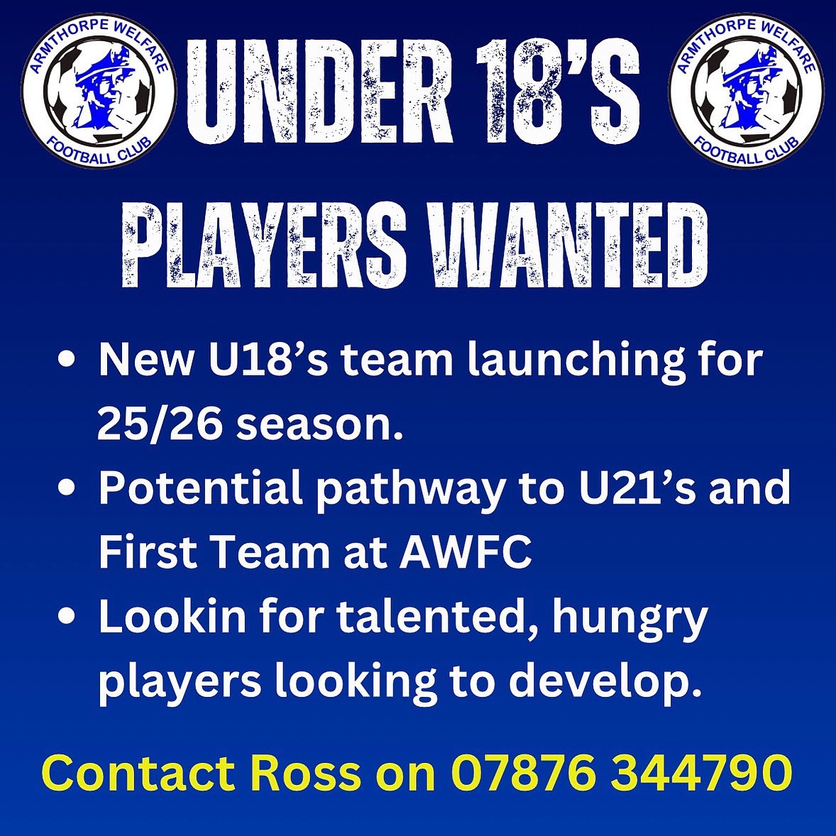 Armthorpe Welfare JFC (@welfarejfc) on Twitter photo 