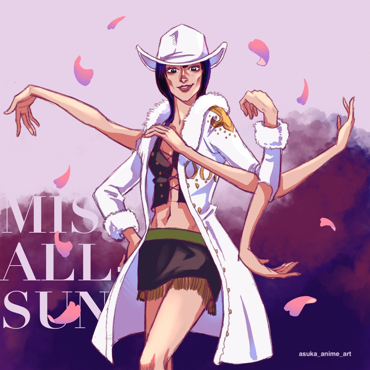 Asuka Anime Art (@asuka_young) on Twitter photo Lera Abova as Miss All-Sunday 💜🌸 <a href="/OP_Netflix_Fan/">ONE PIECE NETFLIX FAN</a> #onepiece #nicorobin #ONEPIECE #Netflix #onepieceliveaction Lera Abova as Miss All-Sunday 💜🌸 <a href="/OP_Netflix_Fan/">ONE PIECE NETFLIX FAN</a> #onepiece #nicorobin #ONEPIECE #Netflix #onepieceliveaction