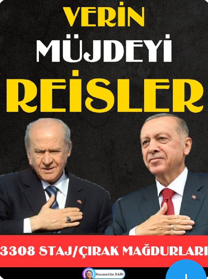 Çalışanlar İçin Adalet
#3308Haksızlıktır
#StajyerÇırakMeclisinKendisidir