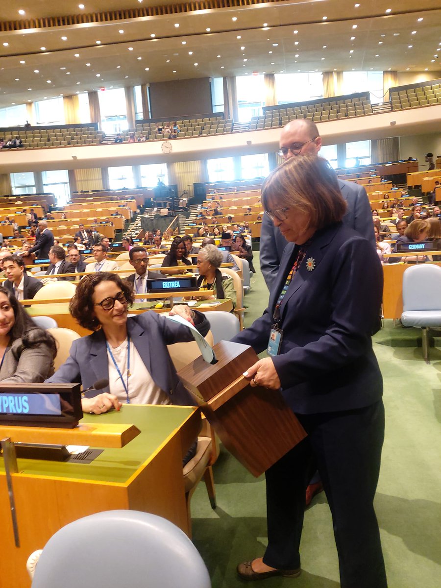 CyprusinUN's tweet image. Warm congratulations 🇧🇭Bahrain, 🇨🇴Colombia, 🇨🇩DRC, 🇱🇻Latvia & 🇱🇷Liberia on your election today as non-permanent members of the #UNSC 🇺🇳 for 2026-27.
#Cyprus 🇨🇾 wishes you every success in your important mission!
