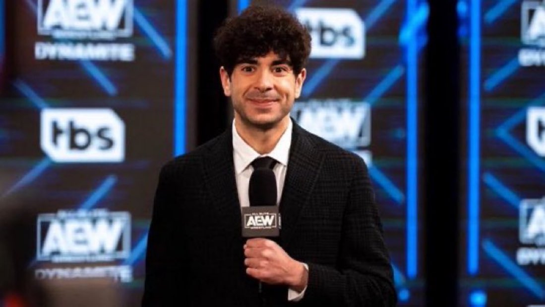 WrestleOps's tweet photo. Tony Khan tells AEW fans to not gatekeep the promotion and to let WWE fans in with arms wide open. https://t.co/Gyxj8qBIeX