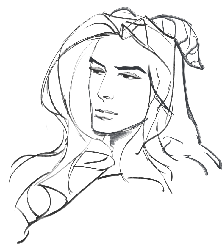 gralianz's tweet image. another oc doodle