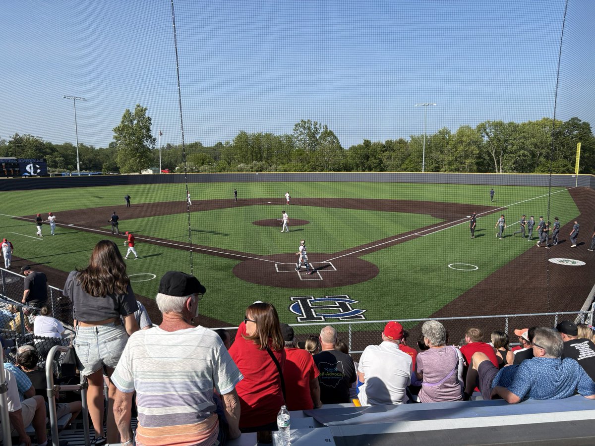 Jack Hillgrove (@jhillgrovewtov) on Twitter photo Back at “The Maz” for <a href="/OHSAASports/">OHSAA Sports</a> Div. IV Regional semifinal action.
After one: <a href="/ICHS_Baseball/">Indian Creek HS Baseball</a> 3, Carrollton 0. RBI for Barcalow, Wedlake.
Highlights tonight on <a href="/WTOV9/">WTOV NEWS9</a> Back at “The Maz” for <a href="/OHSAASports/">OHSAA Sports</a> Div. IV Regional semifinal action.
After one: <a href="/ICHS_Baseball/">Indian Creek HS Baseball</a> 3, Carrollton 0. RBI for Barcalow, Wedlake.
Highlights tonight on <a href="/WTOV9/">WTOV NEWS9</a>