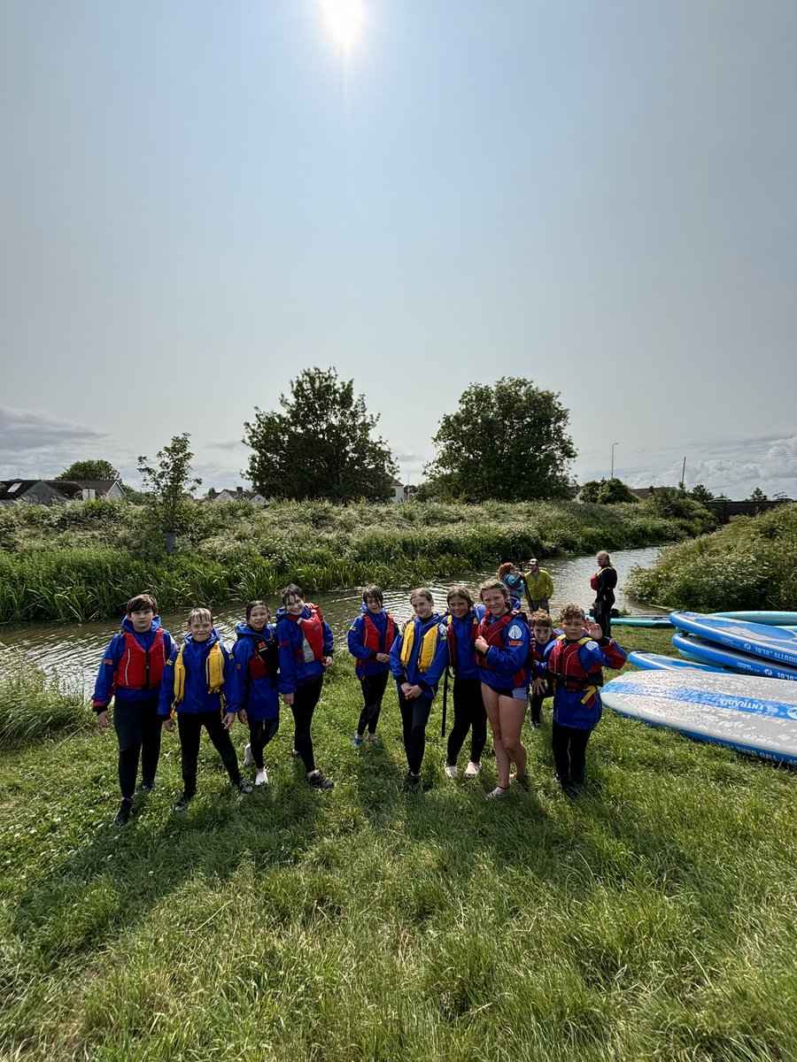 Paddle boarding was a hit ☀️