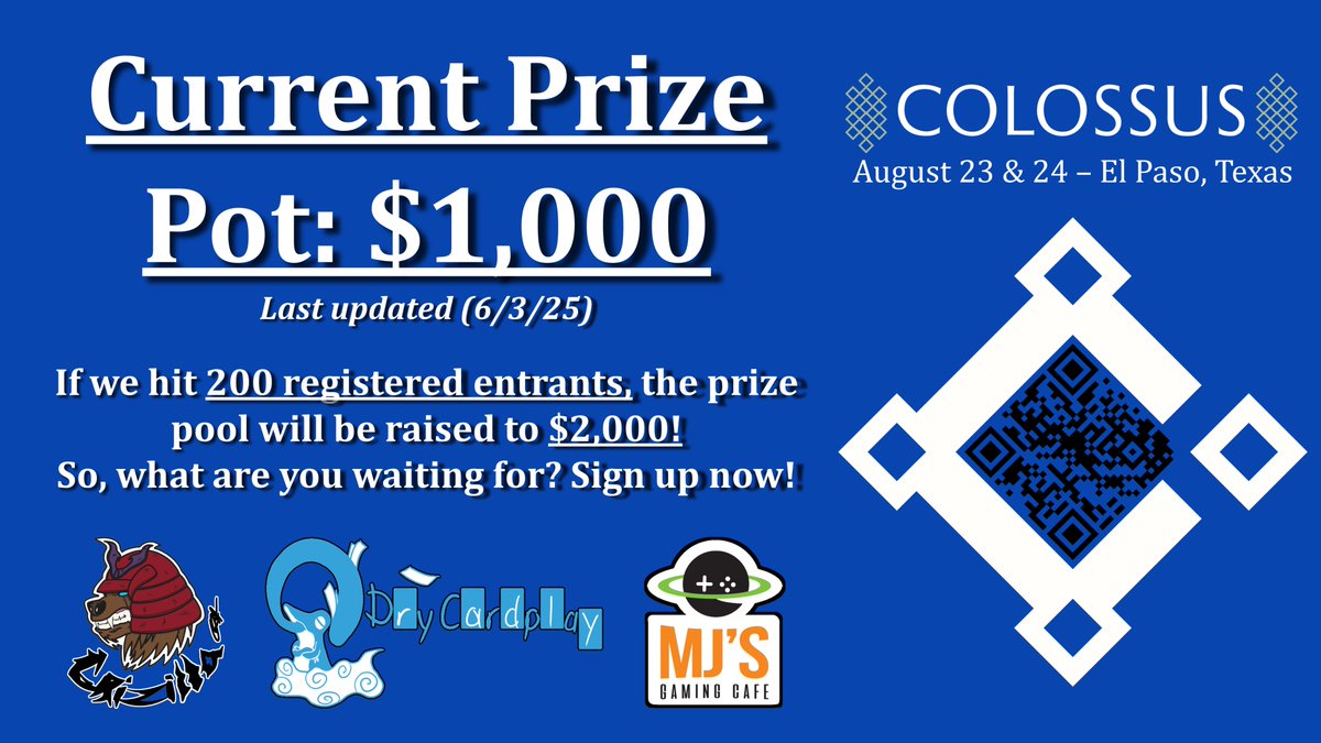 STierEvents's tweet image. 📢Just a heads up/update!
The date for the event is pushed back 1 week so we will be on August 23rd and 24th now! Also We have a HUGE prize pool now which can potentially double if we get those sign ups! Finally the free giveaway ends this Friday don't forget!