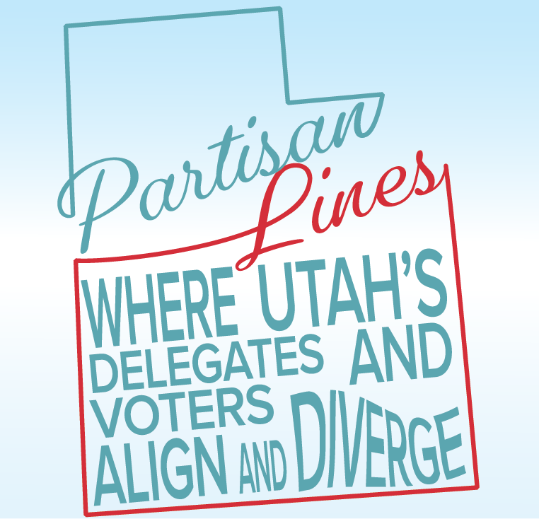 Utah's Republican delegates are somewhat more conservative than Republican voters, while Democratic delegates are about the same as Democratic voters.
Learn more about Utah's delegates in our most recent report: utahfoundation.org/reports/party-…