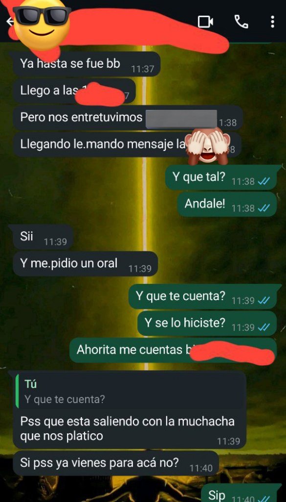 Hoy vino a casa un amigo mientras mi esposo trabajaba🤭 yo solo le avise
Adivinen que paso🔥