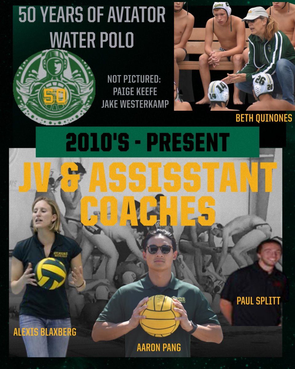 And in the final fly by of previous coaches, we wrap up with the 2010s and 2020s which saw two more returns to the State Championship thanks to these Squadron leaders. #Aviatorpolo50th