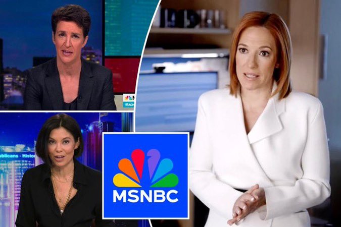 Not surprised ~ ~ MSNBC’s Jen Psaki sees 47% dip in ratings last month compared to Alex Wagner, Rachel Maddow: Nielsen trib.al/B01gCEZ