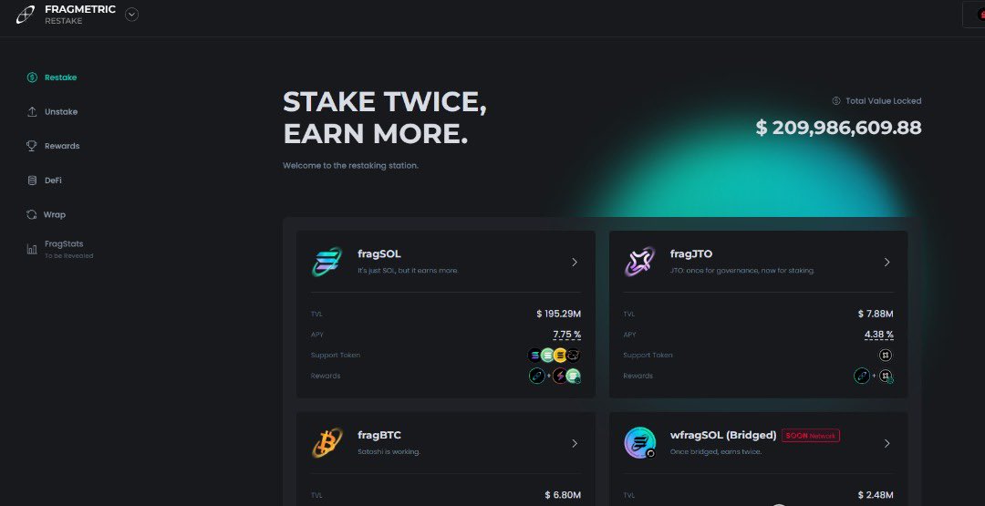 AshawoArt's tweet photo. Introducing @fragmetric 

What is it ? And how i am using it to maximize yield on Solana.

What is Fragmetric?

Fragmetric is a decentralized liquid restaking protocol on the Solana blockchain powered by Jito.

Fragmetric allows users to deposit SOL or other LSTs and earn rewards while enabling them to engage in other DeFi activities.

In March, they raised $12M including a $5M strategic round at a $125M valuation.

Backers: RockawayX, Amber Group, Robot Ventures and BitGo Ventures.