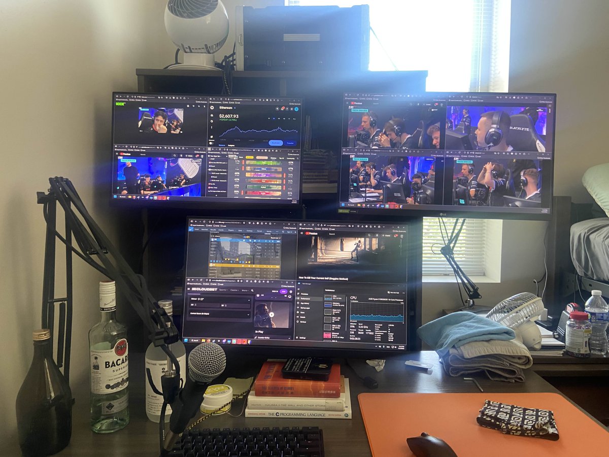 When you have it all on the line, you've got to keep up with the match