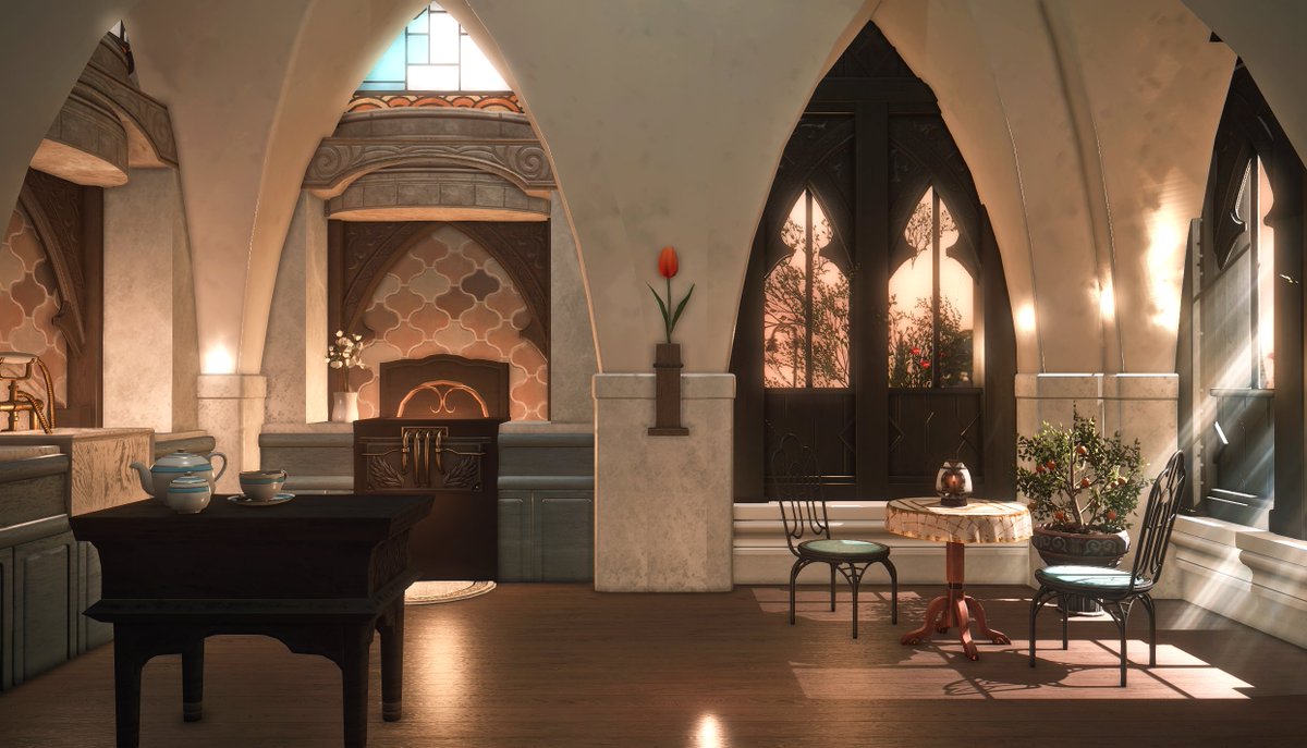 DaenyLove's tweet photo. "Roseluin" [M]🌹🍊🪻 

#FF14ハウジング #FF14housing #HousingEden #hgxiv #daenylovehousing https://t.co/aQVii1MNoX