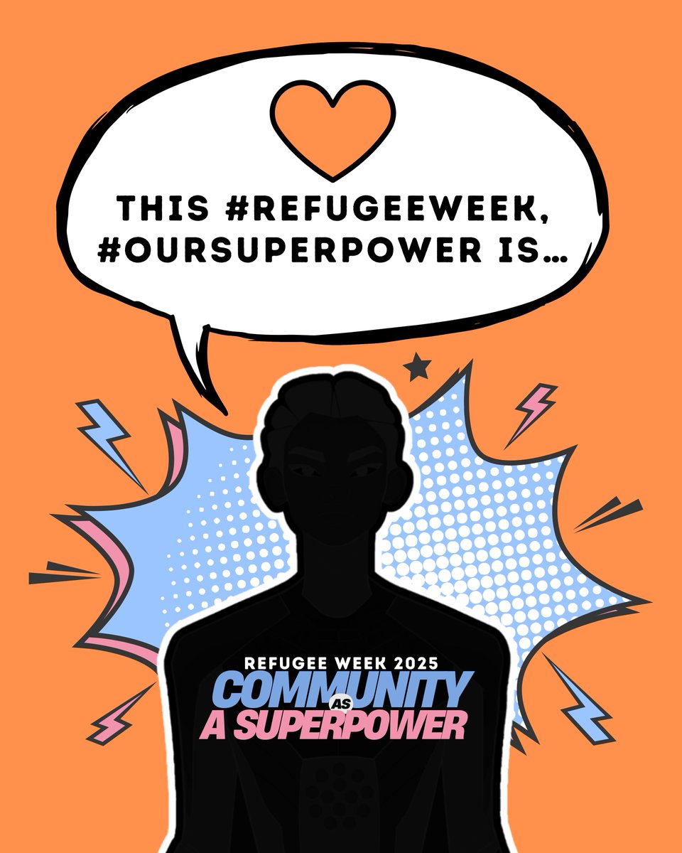 This #RefugeeWeek #Oursuperpower
is connecting people!