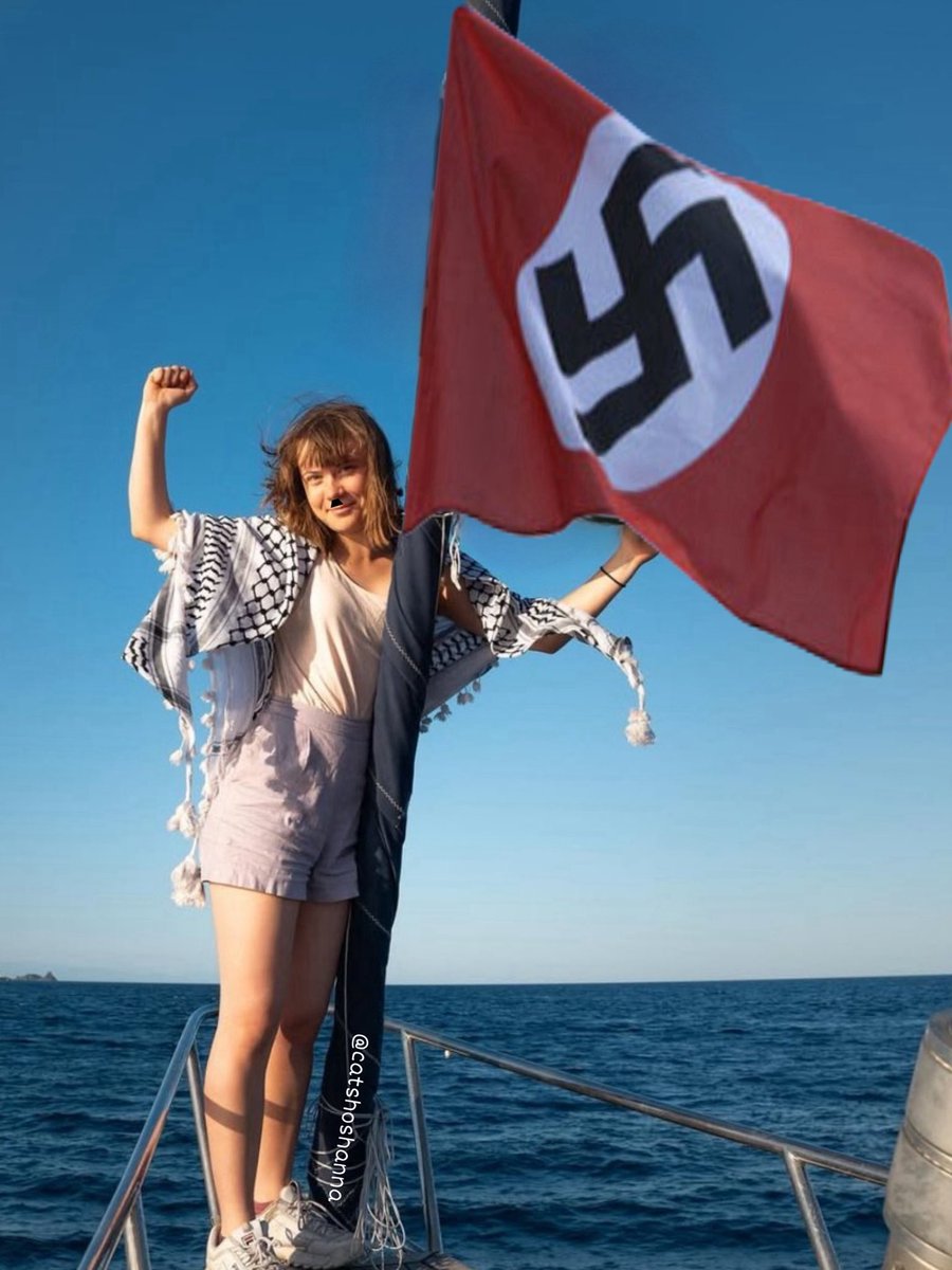 CatShoshanna's tweet image. Greta finally shows her true face.