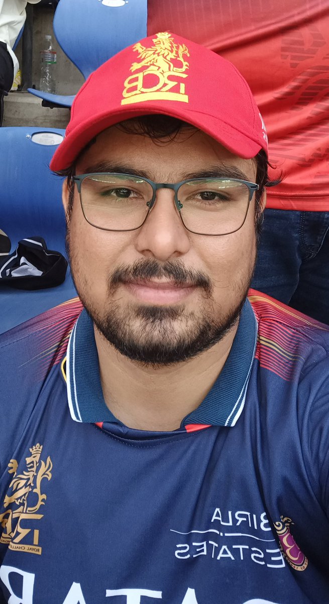 RAOPARTH3's tweet photo. 18 years of RCB...
18 on Virat’s back...
18 on my birthday...
This wasn’t just a win — it was written in stars.

From my first match live this season to this finale...
It’s not just a cup. It’s an emotion. ❤️🏆

#RCB #18 #EeSalaCupNamde #ViratKohli #PlayBold https://t.co/LfQSWeid95