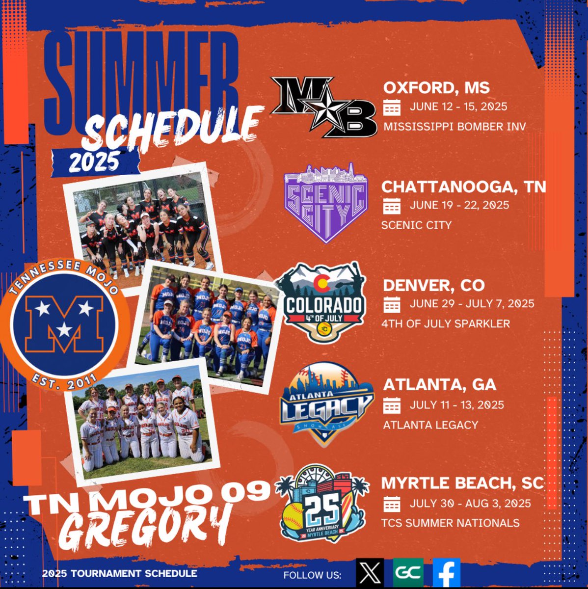 Schedule drop!! These ladies are ready to compete this summer🔥🔥🔥 #doMinate #eMbracethetarget #weoverme