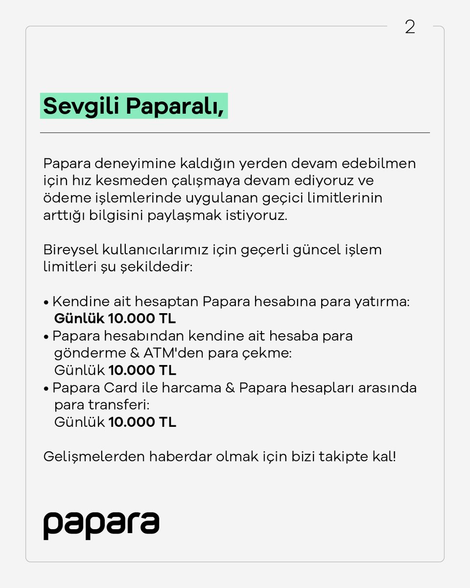 Papara tweet media
