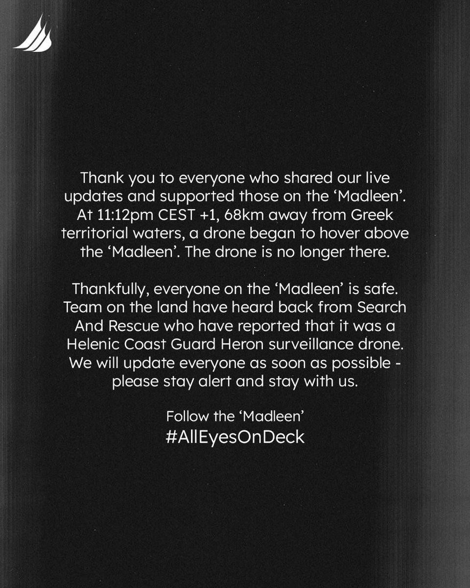 #FreedomFlotilla #BreakTheSiege #AllEyesOnDeck